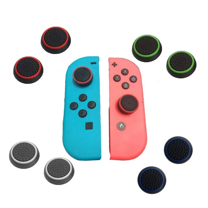 

Silicone Thumb Stick Grip Caps Joypad Analog Joystick Cover Case For Nintend Switch NS JoyCon Controllers Joy-Con ThumbStick