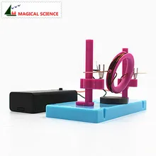 Забавный физический эксперимент домашний мотор diy материал для Детей школьников