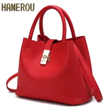 2018New Handbag Women Bag Fashion Crossbody Shoulder Bag Designer Handbags High Quality PU Leather Ladies Bucket Casual Tote Bag