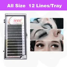 Все размеры наращивание ресниц B C D Индивидуальные ресницы норка 8-15 мм Классический и объемный наращивание ресниц Быстрая ресниц 0,05-0,25