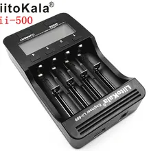 LiitoKala Lii-500 lcd 3,7 V/1,2 V AA/AAA 18650/26650/16340/14500/10440/18500/Автомобильное зарядное устройство с lii500 5V1A