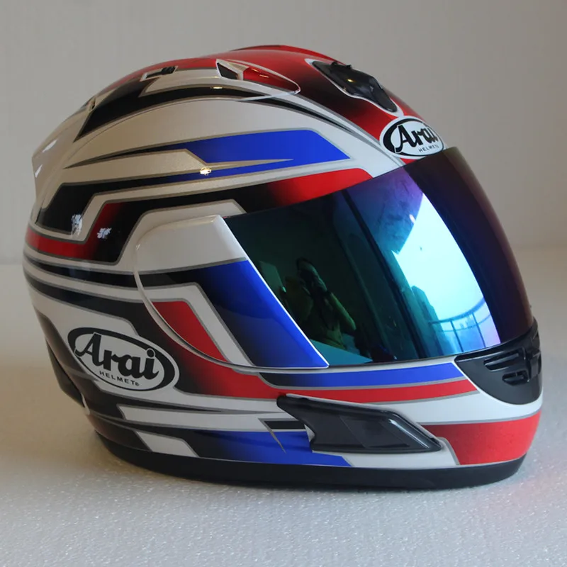 Arai Rx-7x Le шлем мотоциклетный шлем Rx-7 Eu/Corsair-x Us Iom Tt Полнолицевой мотоциклетный шлем - Цвет: 12