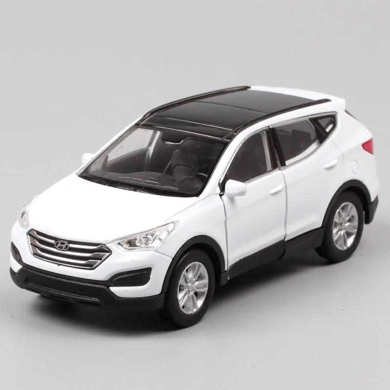 1/36 мини hyundai Santa fe Maxcruz SUV миниатюрные машинки металлические Литые под давлением оттягивающиеся Welly модели детские игрушки реплики для мальчиков