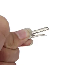 50 шт. металлические двойные зубчатые зажимы типа «крокодил» с зубами для самостоятельного изготовления бантов для волос заколки для волос 32 мм