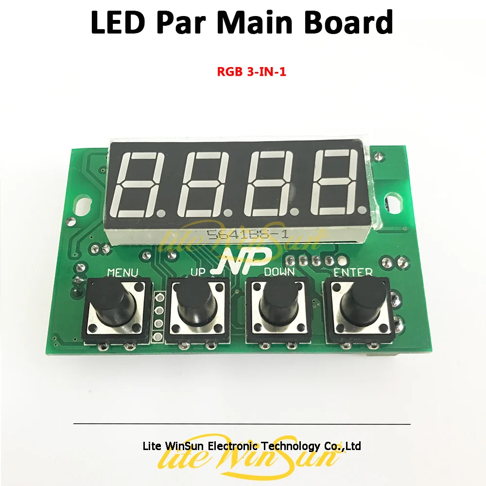Litewinsune светодиодный Par 54*3 Вт сценическое освещение основная плата дисплей доска запчасти Par светодиодный аксессуар для освещения сцены