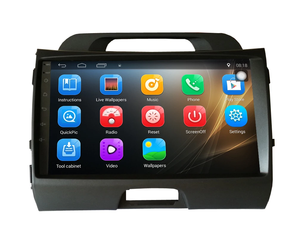 Cheap Nedehe Quad core 2G RAM+16G ROM Android 6.0 car dvd gps navigation car radio stereo for KIA sportage 2011 2012 2013 2014 2015 2