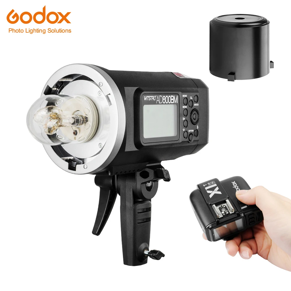 

Manual Version Godox AD600BM HSS 1/8000s 600W GN87 Flash Light w/ Lithium Battery 8700mAh + Godox X1N Flash Trigger for Nikon