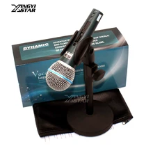 Регулируемый металлический динамический микрофон клип держатель настольный коммутатор проводной микрофон Подставка для бета 58 BT 58A ПК микрофон для караоке Microfoon