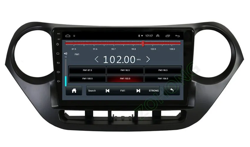 Flash Deal 2.5D 9 inch Android 8.1 car dvd Multimedia player GPS for Hyundai I10 Auto navigation Radio Stereo recorder BT WIFI map 18