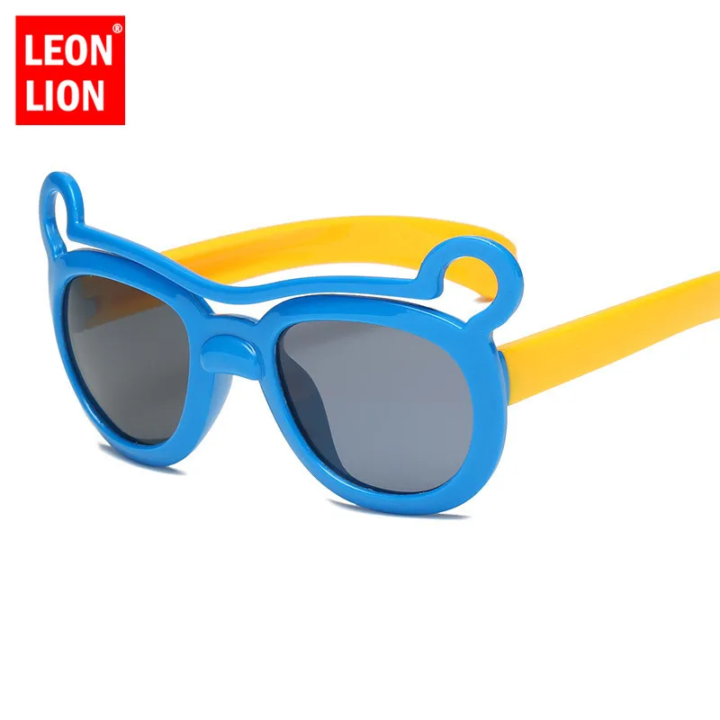 LeonLion 2018 мультфильм детей солнцезащитные очки для женщин Путешествия Открытый