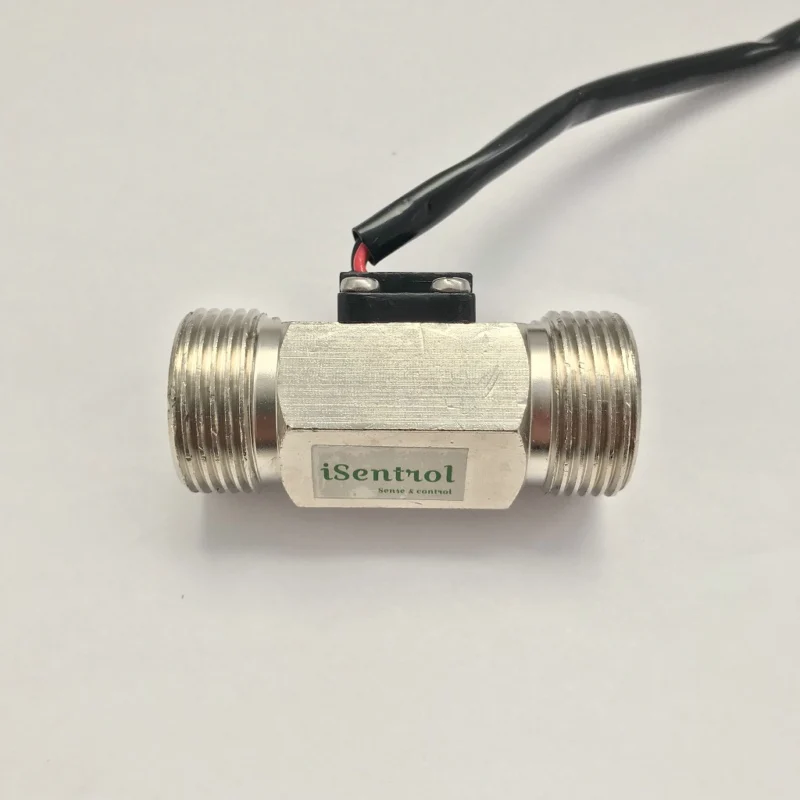 USC HS43TB Nickeled brass hall effect water flow sensor flowmeter turbine flow meter 2 45L/min