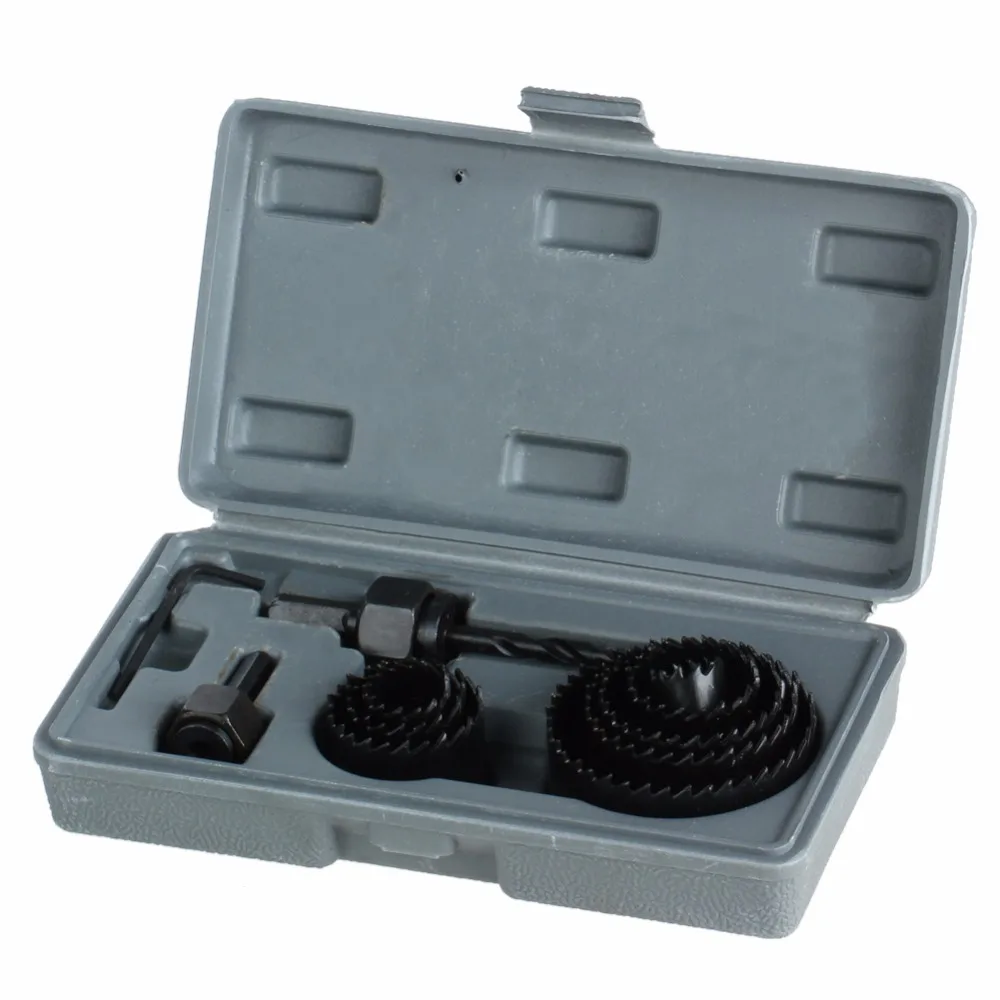 11pcs Circular Saw Hole Saw Drill Bits 3/4" 2 1/2" Wood Sheet HSS Metal