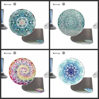 

Mairuige Multilateral Round Pattern Rubber Anti-slip Personalized Mouse Pad Home Table Decoration Laptop 200X200X2MM Game Pad