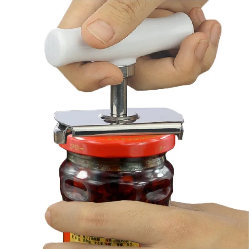 

1Pcs Stainless Steel Can Opener Adjustable Jar Openers Manual Spiral Seal Lid Remover Twist Off Screw Bottle Opener Kitchen Tool