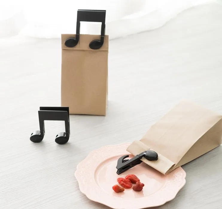 

New Note style Food sealing clip 2Pcs Clothes Photo Paper Peg Clothespin Laundry Hangers Wedding Party Natural Clip