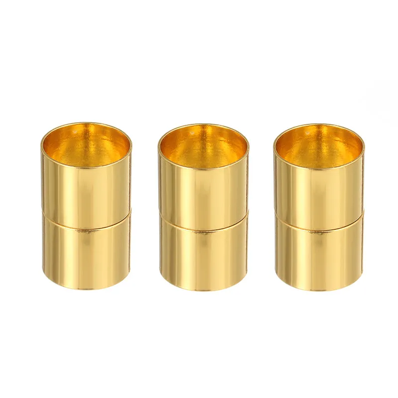 10pcs Gold Rhodium Color Strong Magnetic Clasps Fit 10mm 12mm Leather Cord Bracelet Connectors For DIY Jewelry Making Finding Jewelry Findings