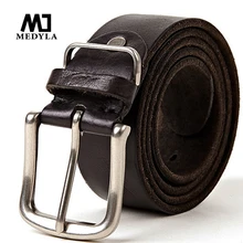Мужской ремень MEDYLA из натуральной кожи высокого качества из мягкой натуральной кожи мужской джинсовый ремень для мужчин 4 цвета 105-150 см Прямая поставка Мужской ремень MEDYLA из натуральной кожи высокого качества из мягкой натуральной кожи мужской джинсовый ремень для мужчин 4 цвета 105-150 см Прямая поставка
