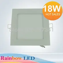 Затемнения/нерегулируемых 18 Вт площади светодиодный Панель светильник потолочный светильник 2835led(90 шт.) ac85v~ 265 В) 1800lm