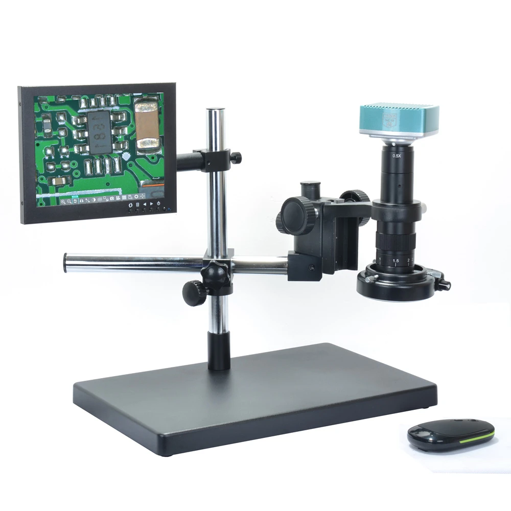Science Education 21MP Industrial Soldering Microscope Camera 60LED