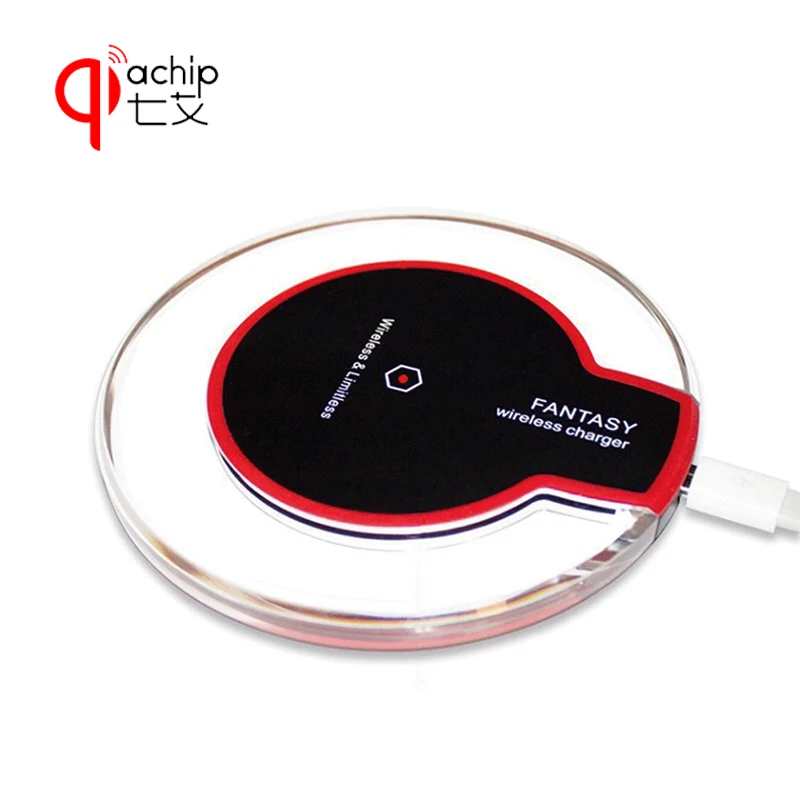 

For Apple iPhone 8/8 Plus Portable Wireless Charger Power Qi Charging Pad Mat Compatible with Almost all mobile phones