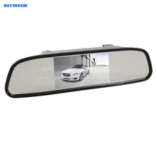 DIYSECUR Quality 4.3 Inch TFT LCD Rear View Mirror Monitor Car Monitor Interior Accessories for Parking Assistance System Kit