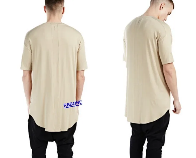 men t shirt 2015 Overlong Drop Back 
