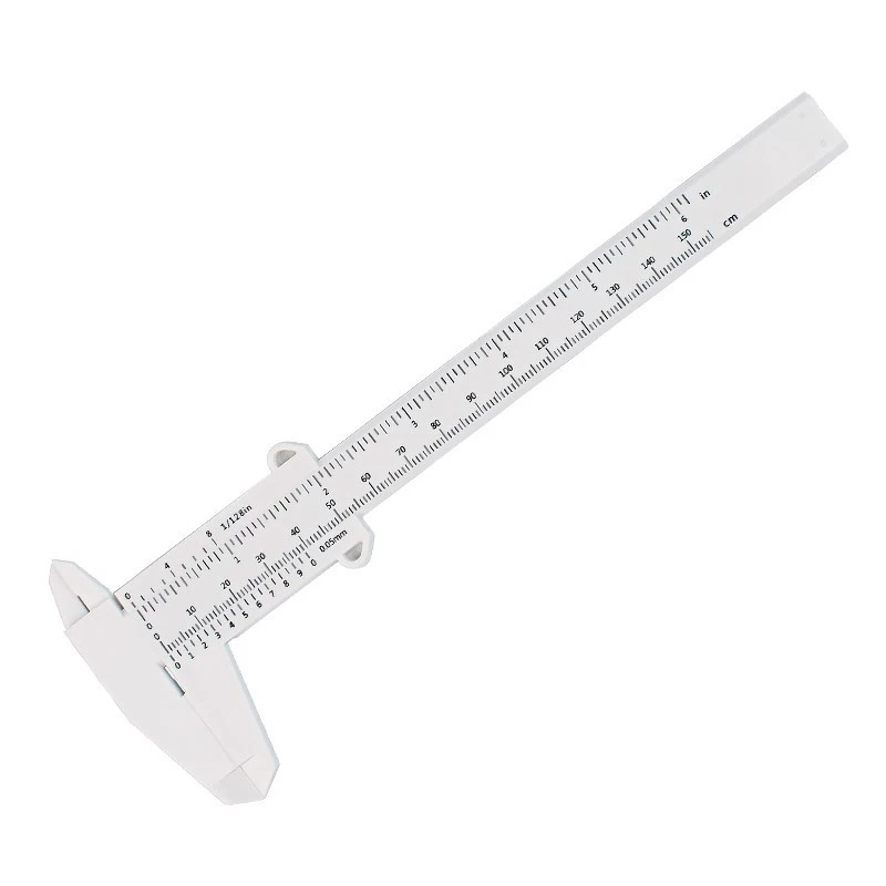 Makeup Portable 150mm Plastic Eyebrow Measuring Vernier Caliper Tattoo Microblading Caliper Ruler Permanent Make-up Measurement