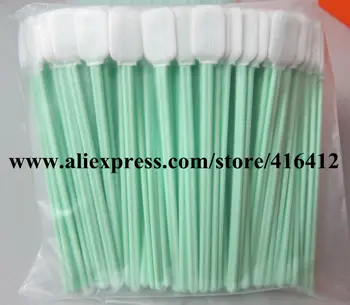 

Free Shipping - 200 pcs Solvent Polyester Cleaning Swab for Roland Mimaki Mutoh Large Format Inkjet Printer Cleaning Swab