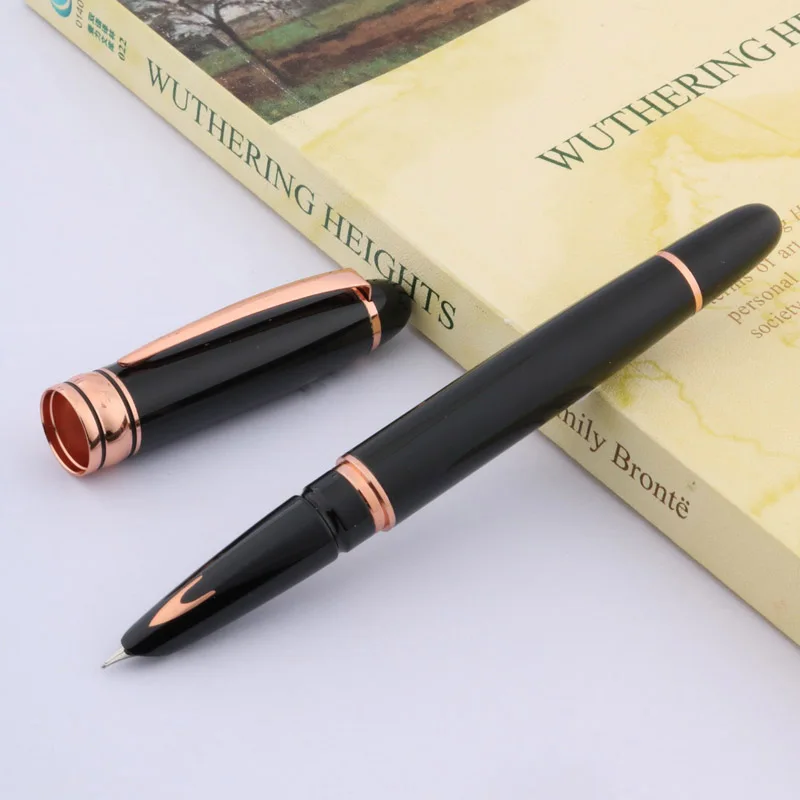 

NEW COLOR rose golden black gift pen posture correction Metal Fountain Pen