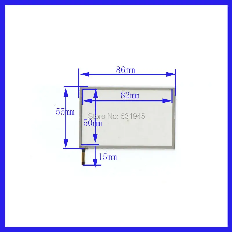 

ZhiYuSun New 4 Inch Touch Screen 86mm*55mm for 4 GPS GLASS 86*55 for tble compatible for gps touch