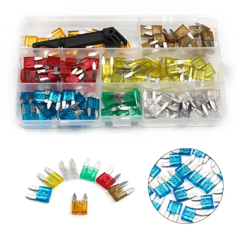

121PCS Car Small Fuse Automotive Motorcycle Fuses Small Size Fuse for Car Truck 5/7.5/10/15/20/25/30A