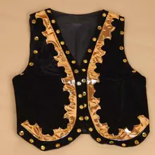 Детские танцевальные костюмы жилет для мальчиков uygur танцевальные Детские костюмы для выступлений