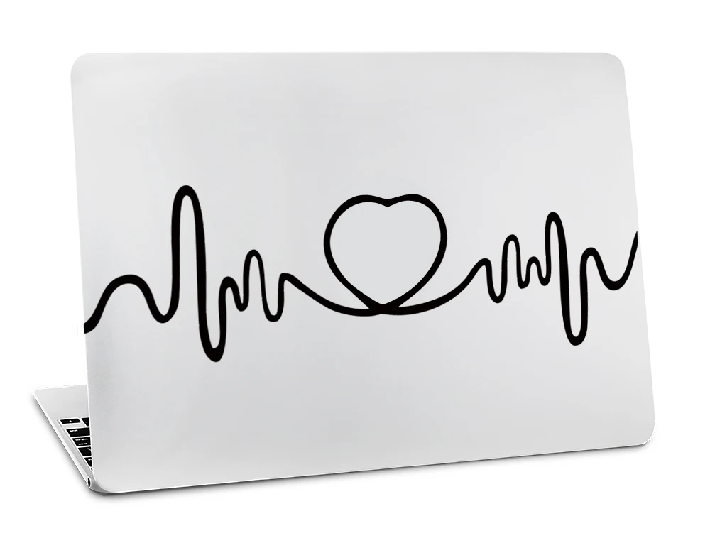 

Heart Graph for Apple Vinyl Sticker for Macbook Skin Air 11 13 Pro 13 15 17 Retina Laptop Computer Table Logo Decal