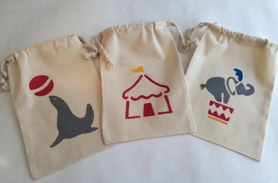 

custom Carnival Party kids birthday Hangover Kit muslim bags baby shower Christening baptism favors gift bag