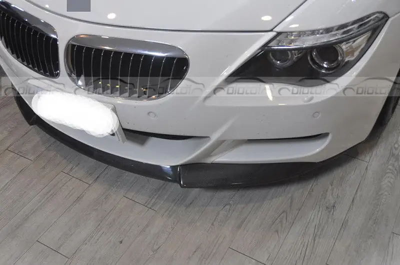 Carbon Fiber Front Bumper Lip Body Kit V Type For BMW E64 E63 M6 Coupe 2DR 2006-2010