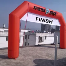 Надувные Spartan Race арки Finish Line с полным Air Воздуходувы, веревки