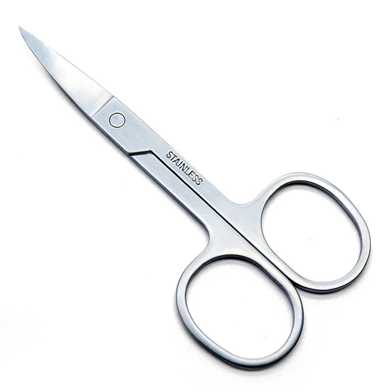 1pcs Stainless Steel Makeup Scissors Professional Facial Moustache