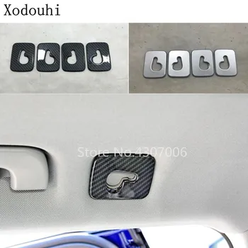 

Car Inner Trim Rear ABS Matte/Carbon Fiber Back Upper Sundries Sunproof Hooks Frame 1pcs For VW Audi Q5 L Q5L 2018 2019 2020