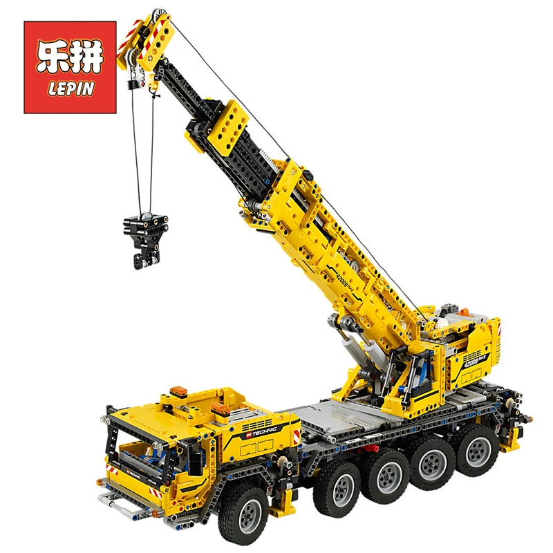 

LEPIN 20004 Technic RC Crane Mk II Car Motor Power Mobile 42009 Model Legoinglys Building Kits Blocks Bricks Christmas Toys