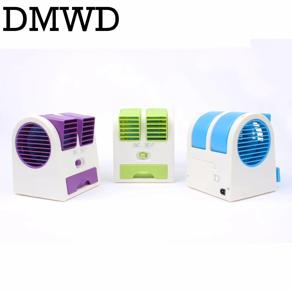 

DMWD MINI Cooling Fan Portable Desktop USB small Air Conditioner fans Cooling Desk Conditioning cooler summer Ventilador gift