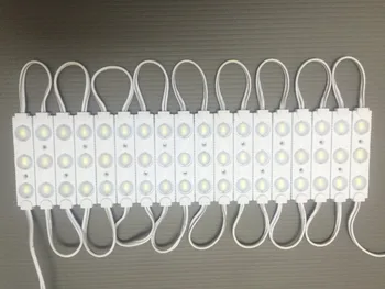 

1.5W SMD5630/5730 Injection LED Module with len 3leds/piece160 Angle DC12V Waterproof IP65 Warm white/cool white/Red/Green