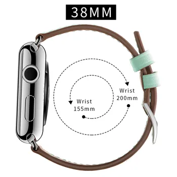 

38MM Leather Replacement Strap For Apple Watch1/2/3 Fashion Women Watch Band Strap For Apple Watch Smart Wirstband Accessories