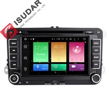 Android 6.0.1 Два Дин 7 Дюймов Dvd-плеер Автомобиля Для VW/Volkswagen/POLO/PASSAT/Гольф/Skoda/Octavia/Seat С Canbus 4 Г WI-FI GPS Радио