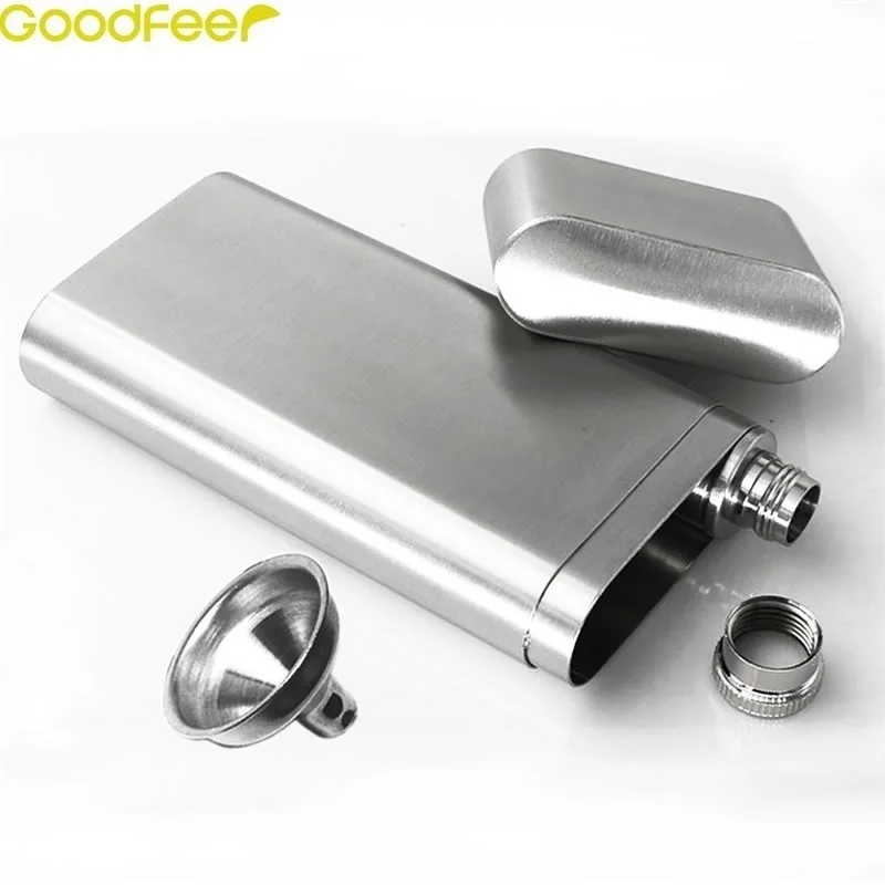 Goodfeer Wine and Cigar Case with Funnel Flasks for Liquor Humidor For Travel Climbing Camping BBQ Hip | Дом и сад