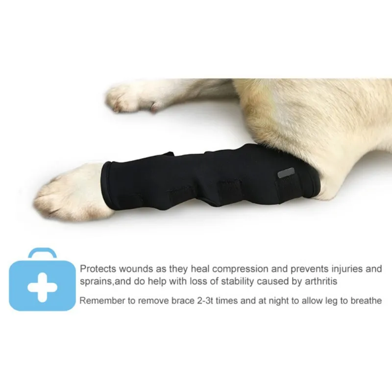 Собака восстановления рукава ПЭТ ран дополнительной поддерживающая собака собак задних ног скакательного совместных Обёрточная бумага защищает повязки щенок защитить