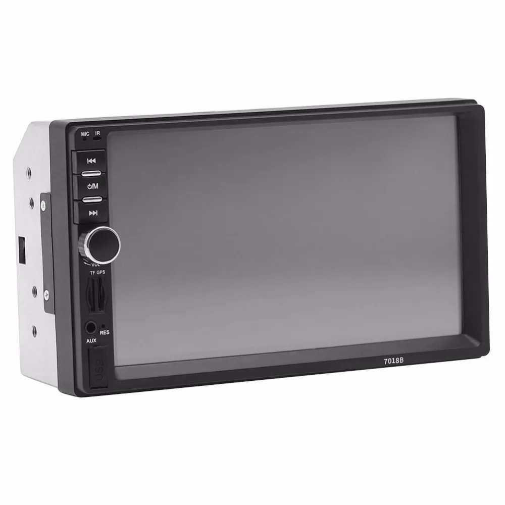 7018B Universal 7 Inch 2 DIN Car Audio Stereo Player Touch Screen Video MP5 Support Bluetooth TF SD MMC USB FM Radio|7 inch din|2 din2 din car |