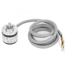 DC 5V 38mm Magnetic Encoder 1024 Pulses Incremental Rotary Encoder With 1.2M Line high efficiency 2 2mm magnetic encoder opened magnetic linear scale encoder