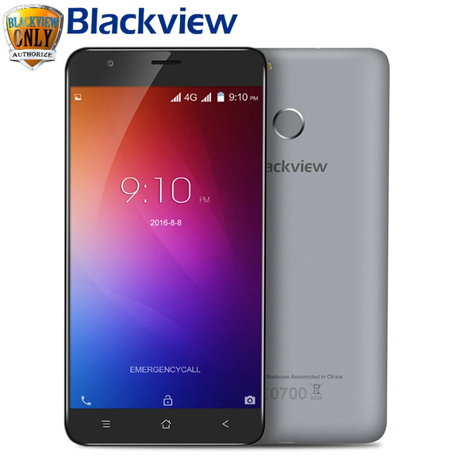 Original 5 5 Blackview E7 Mobile phone MTK6737 Quad Core Android 6 0 4G phone 1GB