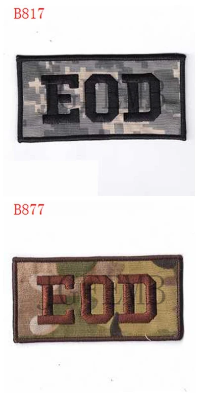 Военный вышитый патч из американского морского флота EOD Morale tactics|embroidery patch|military