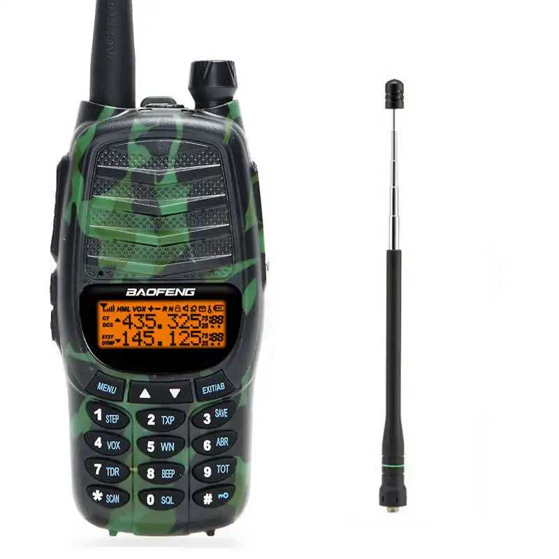 Baofeng UV-X9 Plus Walkie Talkie 10 Вт Высокая мощность двойной PTT двухдиапазонный VHF/UHF10km большой диапазон Модернизированный UV-82 Ham радио - Цвет: add NA-771R antenna